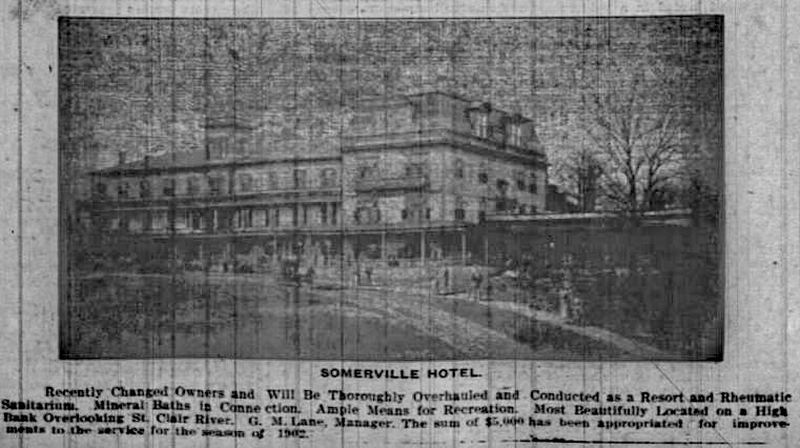 Somerville Hotel - 1902 Article